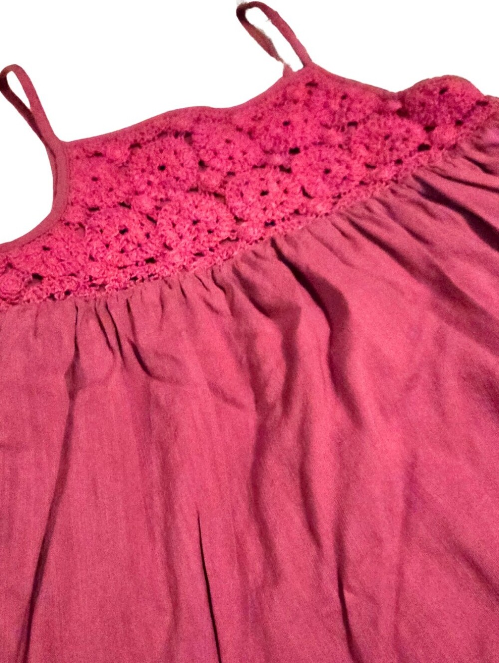 Girls Tank Top Raspberry Pink
